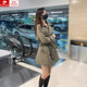 Pierre Cardin Windbreaker Veste pour les femmes 2025 automne et hiver Nouveau petit manteau haut de gamme de femmes haut de gamme de style britannique de style britannique [doublure à double couche] * 753 régulier S