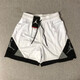 AEROGAMI-Nike新款Air飞人夏季AJ美式DRI FIT透气运动篮球速干短裤五分裤C 耐克1371白/灰 耐克L