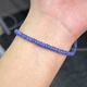 Library selected super 3.5-5mm tanzanite clean rich color glossy disc beads abacus beads DIY bracelet necklace beads 3.5-5.3mm one piece 40cm