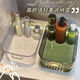 Light luxury desktop cosmetic acrylic storage box bedroom clothes miscellaneous coffee table storage random color medium size (23.5*16*8.5)