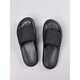 KLWP Slipper Herren Sommer 2025 Neue modische und vielseitige weiche Sohle Beachschuhe für Männer, die wasserdicht und abgenutzt sind und resistente Flip-Flops schwarz 6189 39