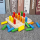 Sensorische Ausbildungsstangen für Kinderunterrichtshilfen für zylindrische Kindergarten Frühschulbildung Sensorische Bausteine Spielzeug 3 Jahre alt 6 25 Sensorische Trainingset + Angesichtswürfel [ + Aufbewahrungstasche]