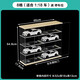 Minyue acrylic storage box 164 Hot Wheels Domeka car model matchbox sports car solid wood multi-grid display stand 8 grids suitable for 118 cars free parking space