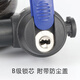 
GIANT (GIANT) car lock ATX610/620/660/810/830/860 mountain bike lock steel cable anti-theft lock black 1.2 meters with bracket (blade tool)