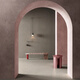 XMSJ Custom Ld Tiles Römische Mikrocement Mandelmilch Opal Lime H12352 12350 T15352 Aprikosenmilch H12352 Mehrspezifikationen
