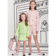 SIMPLICITYSS9721HH Girls Jacket Skirt and Shorts