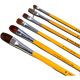 
He Jiangong 826 water chalk art student acrylic brush wolf hair oil brush set student pigment color pen 6 double number (2:4:6:8:10:12): elementary school students