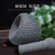 Cat garlic mortar old-fashioned stone retro bluestone stone mortar garlic pounder jar stone cup household food supplement grinder bowl outer diameter 16CM with hammer