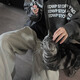 7 Cartas de alta calidad Jacket de uniforme de béisbol gris estampado otoño e invierno europeo y americano Hiphop chaqueta de cuero de alta gama chaqueta estadounidense ssqfs-687 gris 2xl