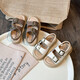 Children's Sports Fashion Sandals 2025 Summer New Boys Soft Bottom Beach Sandals Girls Casual Beige 31/Inner Length 19.4cm