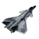 
Qiaoyu J20 aircraft fighter four-channel duct camera aircraft model fixed wing aircraft model Weilong J20 HW-J20 fighter-two-way official standard configuration