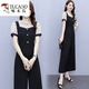 
Woodpecker Short Sleeve Chiffon Wide Legs Jumpsuit Set Women's 2025 New Fashion Temperament Summer Thin All-in-One Jumpsuit [1098#] Apricot M