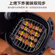 FANCYCHIC 96% rate air fryer steam rack grill special oven household barbecue accessories double-layer barbecue can be baked universal barbecue rack special for air fryer easy barbecue stainless steel 4 free barbecue sticks