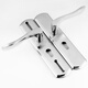 Auburn Porte verrouillage de la chambre serrure de porte de porte en acier inoxydable Poignée de porte non modifiée Poignée en cuivre Core Core Rende de porte intérieure A-18