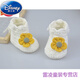 Disney baby shoes wool knitted shoes 0-1 year old soft sole front shoes 0-3-6-12 months old baby anti-slip finished product white (light pink flower inner length 9.0cm 0-3 months
