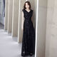 
Miaomiaoxi fishtail skirt evening dress for women high-end light luxury niche 2025 new toast suit banquet engagement host annual meeting champagne color L
