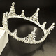 Shijun (shijun) cristal retro europeo y americano corona corona tiara novia atmosférica súper hada vestida de novia corona velo boda corona dorada caja de regalo rosa