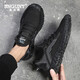 Snguny High-End Light Luxury Brand Casual Schuhe für Männer neue atmungsaktive Sport-Laufschuhe für Männer weiche alleinige Netzschuhe für Männer schwarz 9889 38