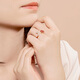 Meluxe 18K Gold Color Girl Ring Turmaline Ring Diamond Style Geburtstagsgeschenk für Freundin [R15780] Turmalin ungefähr 60 Minuten