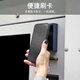 苹果iPhone16内置卡槽仓磁吸手机壳带卡包套15/14NFC可放卡身份证 IPhone16ProMax-精孔-半透磨砂黑