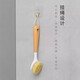 Long handle pot washing brush household small brush pot cleaning tool kitchen non-stick pot decontamination brush pot brush stove cleaning brush wooden plastic handle pot brush 1 pack