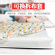 CLCEY baby changing pad table touching massage table baby changing pad diaper table waterproof diaper pad new nursing pad white cloth pad + striped cloth cover can be suspended 1 piece 80x45cm