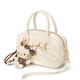 Cnoles (Cnoles) Bag Women's Bag 2025 Boston Bowling Crossbody Bag High-end Chinese Valentine's Day Gift for Girlfriend Beautiful White New Style [Practical Birthday Gift for Wife]