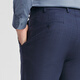 YOUNGOR trousers men's 753 blue-gray plaid anti-wrinkle suit trousers wool blended crisp and stylish 2025 shopping mall same style blue-gray YOTX212753HIY trousers 175A 175/82A 33 size 84cm