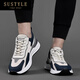 Zapatos para hombres de lujo de alta gama zapatos casuales para hombres transpirables versátiles zapatos casuales zapatos deportivos livianos 9901 superficie de cuero gris negro 41