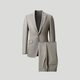 VICUTU Memory Suit Wool Suit Top Men's Business Formal Engagement Suit Moon Shadow Gray 170B (Suit)