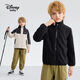 迪士尼（DISNEY）男童时尚工装外套耐磨儿童中大童三合一两件套25春DB441XX80黑130