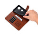 AZNS vivo S20 5G mobile phone case flip-fitting leather case protection anti-fall V2429A front and rear full cover soft case side-turning card wallet-style retro business men and women new style brown model vivo S20 5G
