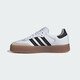 ADIDAS Casual Shoes Shoes Women's Shoes 2025 Spring New Clover Sneakers Samba Suele grueso Zapato bajo Ji1349 Suela de goma cruda blanca 36 (220 mm)