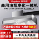 Rongshida Range Hood Commercial Fume Purifier Restaurante de pollo frito Catering Emisión de baja altitud Purificador de humo respetuoso con el medio ambiente STOVE RURAL STOVE RONGSHIDA-Mental 150*80 Ventilador individual 880W Instalación de paquetes