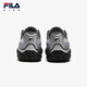 FILA Fila pebble shoes children's running shoes 2025 summer new sports shoes thin sole mid-large children's ballet shoes Fila white/space silver-AWS 35 inner length 22.0cm