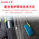 Sandisk Type-C-Schnittstelle NVME Hochgeschwindigkeit SSD Mobile Solid-State-Laufwerk E61 Storage USB3.2Gen2 Songbaiqing Hochgeschwindigkeits-Lesung 1050 MB/s Supreme Speed ​​Excellent Edition 4T (Sendenspeicherbeutel)