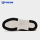 Filafusion Filafusion [mismo modelo en Zhang Hao] Zapatos para hombres 2025 Nuevos zapatos de lona de suela gruesa deportes y zapatos casuales negros/leche blanca 40