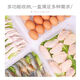 FANCYCHIC Dumpling Box Kitchen Extra Thick Dumpling Box Refrigerator Fresh Box Dumpling Box Large Capacity Extra Large Frozen Storage Box R-Nordic Green High Preservation and Anti-odor 0 Extra Large Thickened Model 5 Layers 5 Covers Can Hold 375 Pieces