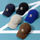 Woodpecker R-mark baseball cap for women with big head circumference slim face and small versatile sports hat men Korean style baseball cap trendy