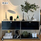
XMSJ custom-made medieval USM module combination side cabinet stainless steel TV cabinet modern simple ins storage cabinet household use TV cabinet 9227*35*35