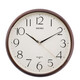 OEMG Authentische Seiko Japanische Seiko Wall Clock rund und Mode 11-Zoll-Sprung Second Wohnzimmer Büro QXA695 Hellbraun 11 Zoll (QXA695B) 11 Zoll