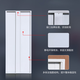 SMVP file cabinet partition iron cabinet laminate thickened custom shelves book shelf layered grating partition information cabinet layered accessories thickened 825*310 or 825*335 (two pieces starting from)