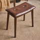 
Jiayi solid wood makeup stool bedroom dressing stool household dressing table stool simple internet celebrity makeup chair with buckle saddle stool