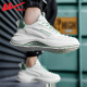 Warrior Shoes Official para hombres Summer Breathable Cashor Running Zapatos Cómodos Deportes para hombres Men White and Green 42