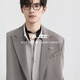 Earl Dower [Tensi Acetate Wolle] Freizeitanzug Herrenjacke 2025 Frühling neuer koreanischer Anzug C511054 Glacier Grey L (175)