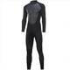 He Jiagong .5mm long-sleeved warm wetsuit for men, one-piece sun protection and waterproof female snorkeling suit, surfing cold-proof swimming wetsuit, classic one-piece black S size 80-95Jin Jin is equal to 0.5 kg