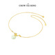 Zhou Taisheng's good luck comes and Hetian jade s925 silver necklace is a niche light luxury luxury gift for his girlfriend's birthday. Good luck comes and Hetian jade silver necklace