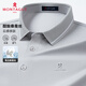 MONTAGUT summer men's Polo shirt short-sleeved with mulberry silk cloud feel breathable casual T-shirt for young and middle-aged people beige gray 2XL/54