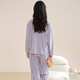 Yalu Pajamas Women's Pure Cotton 2025 New Internet Celebrity Pajamas Women's Spring and Autumn Large Size Long Sleeve Cute Home Clothes Set NSWR-01N9904 L Recommended 100-120 Jin Jin equals 0.5 kg