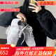 NIKEDunk Low Couple Black and White Panda Classic Shoes CW1590 DD1391 CW1590-100 Black and White Panda GS Thirteen Years Old 35.5 Trendy Classic Casual Versatile